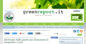 Greenreport parla del progetto GrowBot 