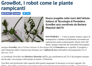 Toscana media news parla del progetto GrowBot 